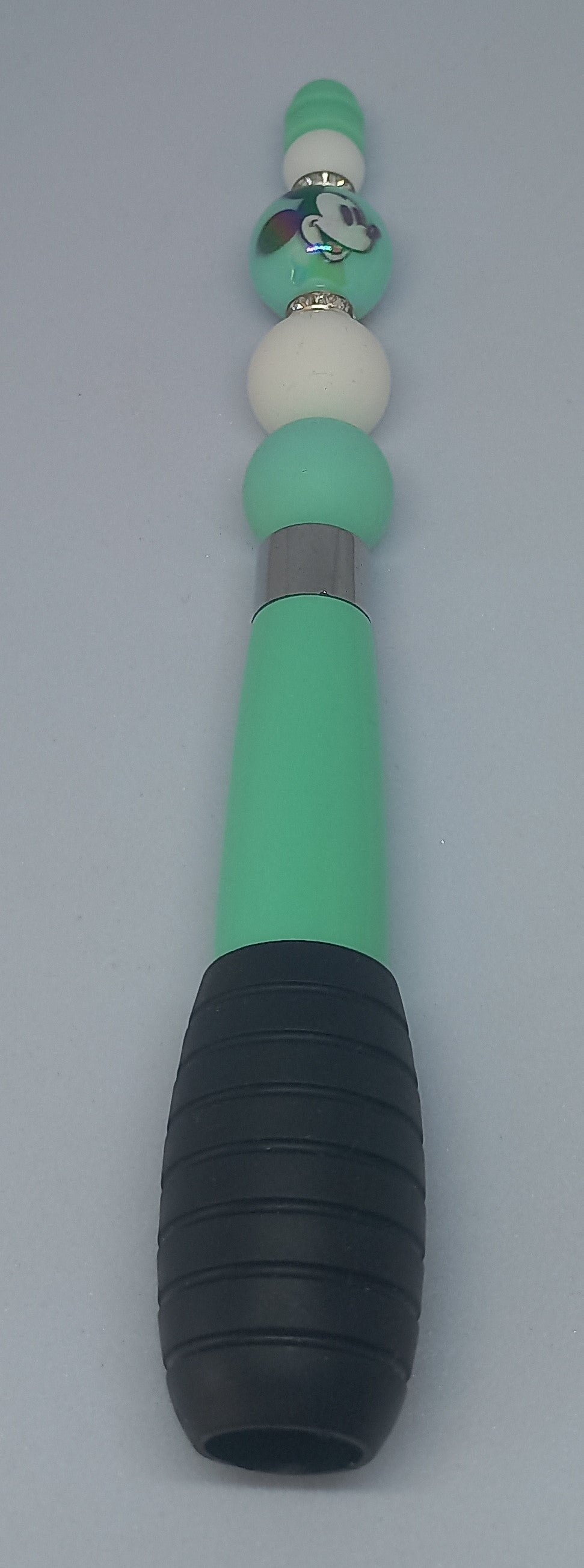 Mint Green Chunky Beaded Pen