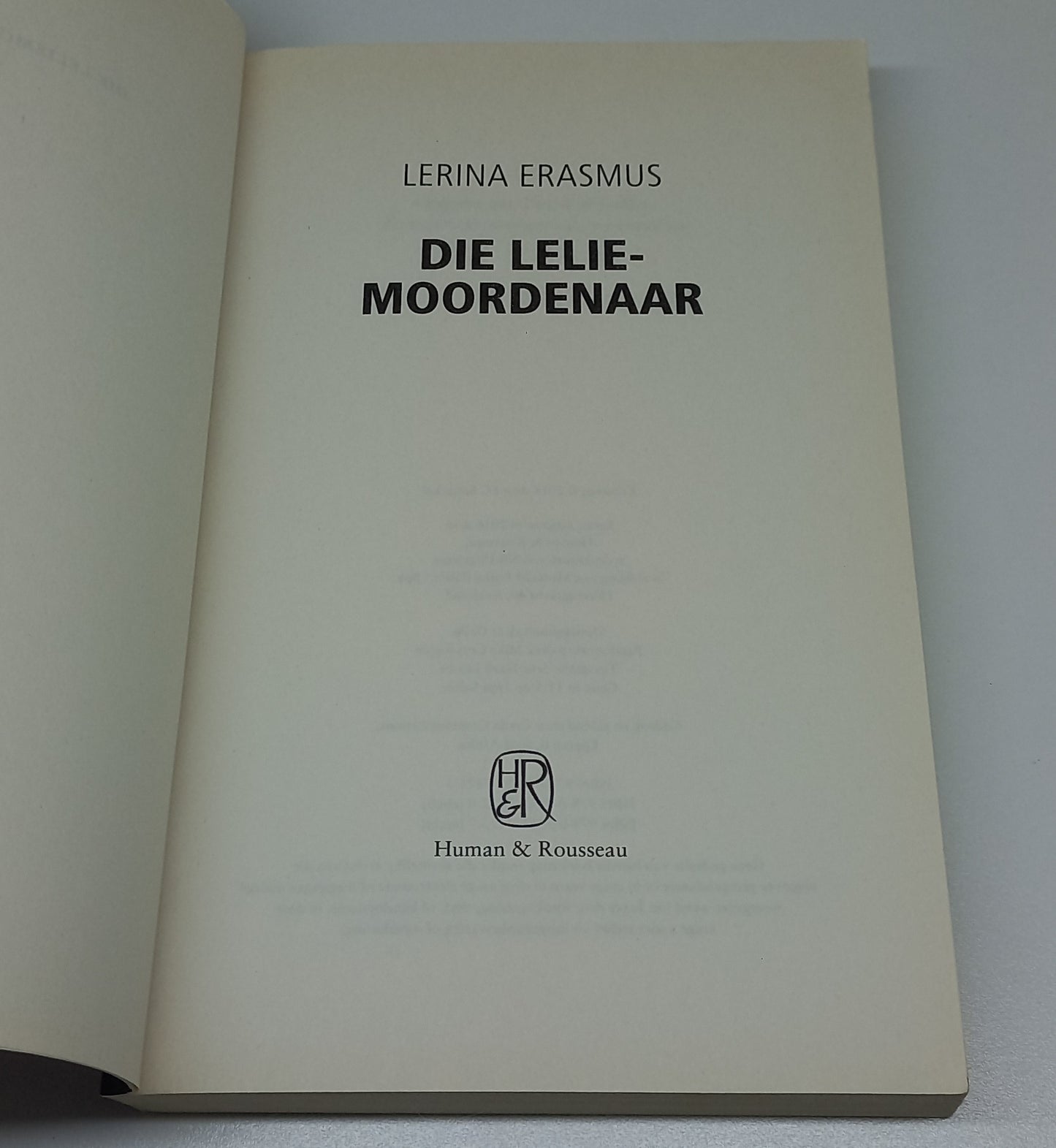 Die Leliemoordenaar byLerina Erasmus