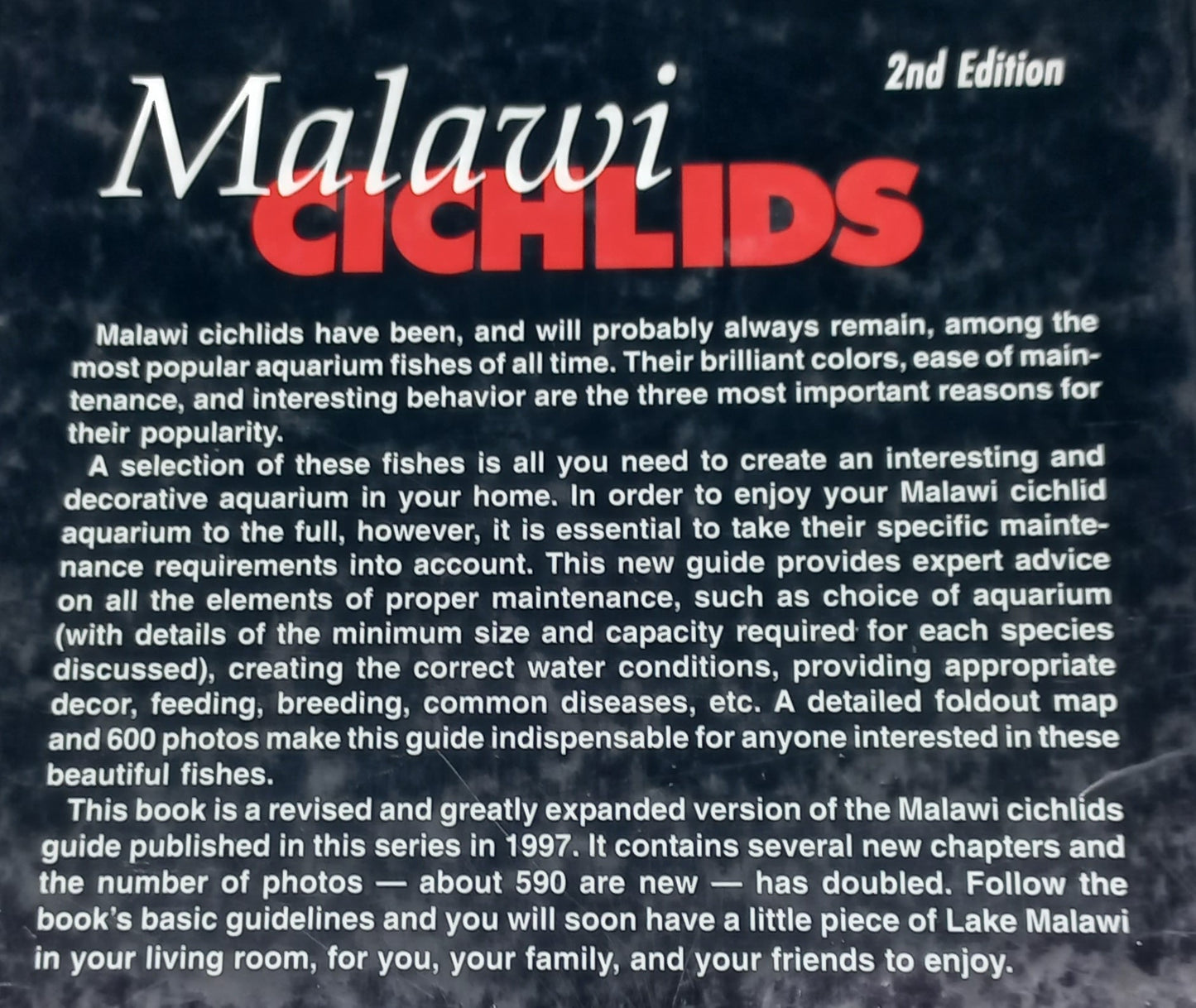 Back to Nature: Guide to Malawi Cichlids by Ad Konings (Has a torn page)