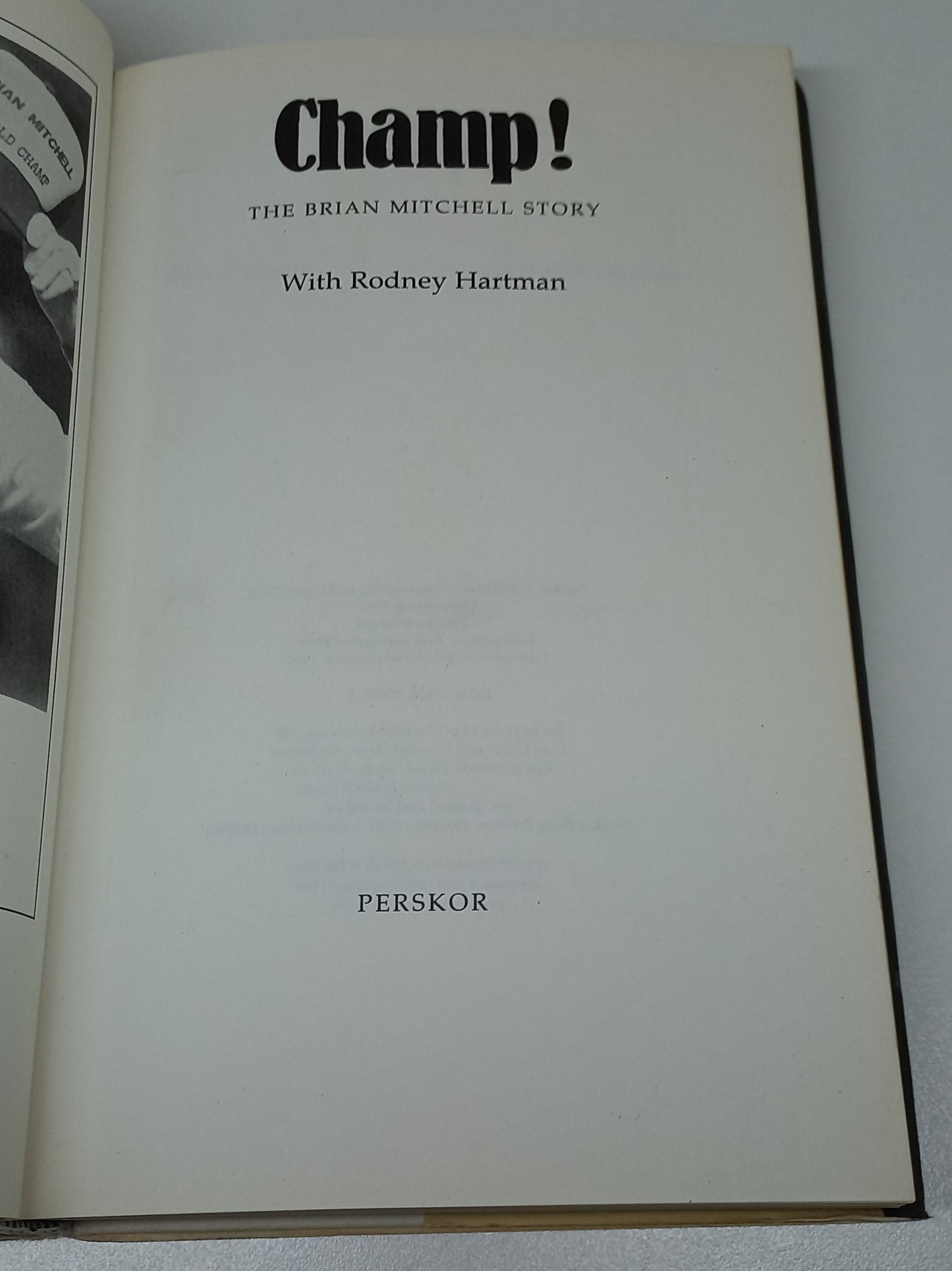 Champ! The Brian Mitchell Story with Rodney Hartman