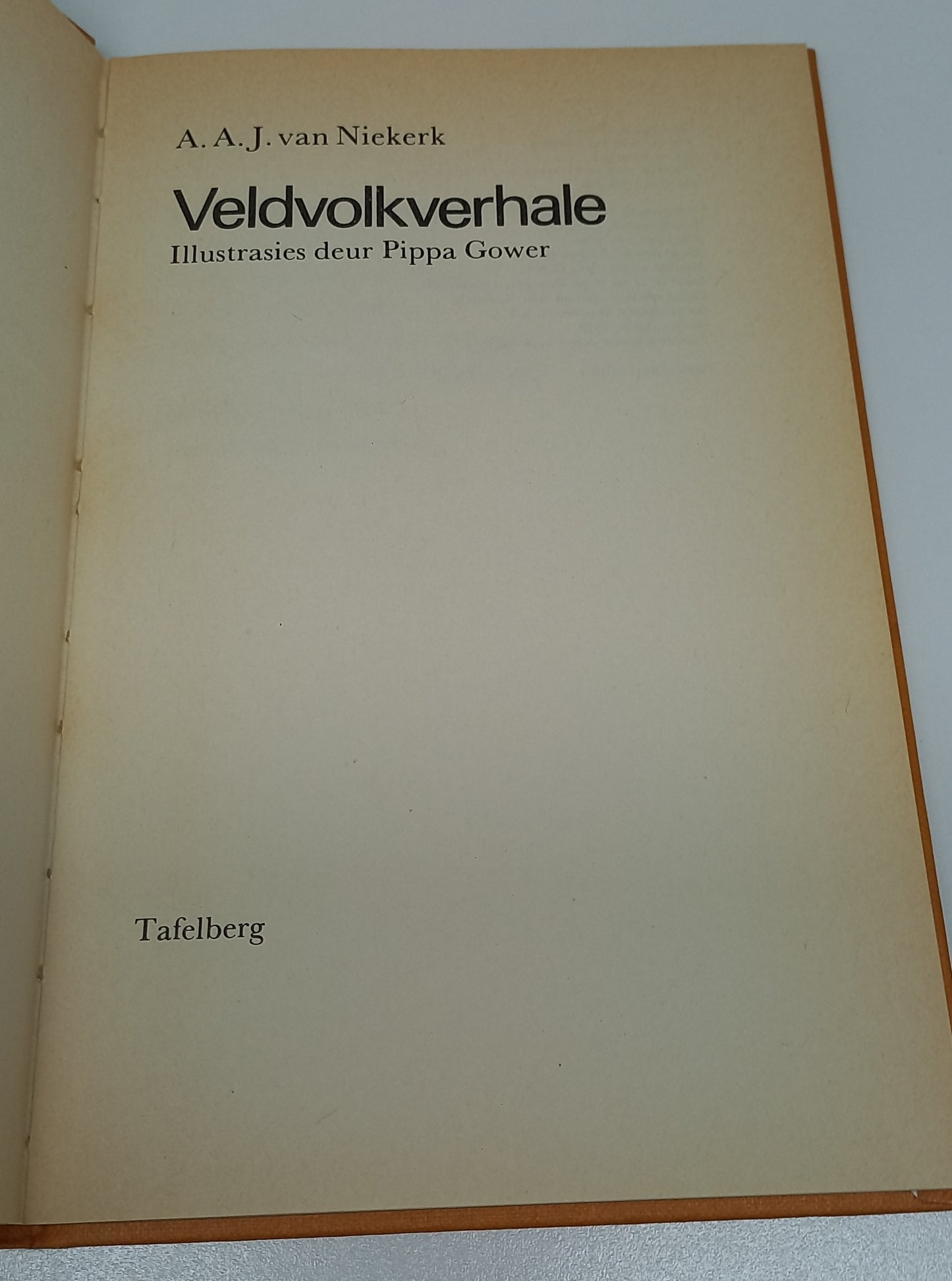 Veldvolkverhale by A.A.J. Van Niekerk (Afrikaans Short Stories)