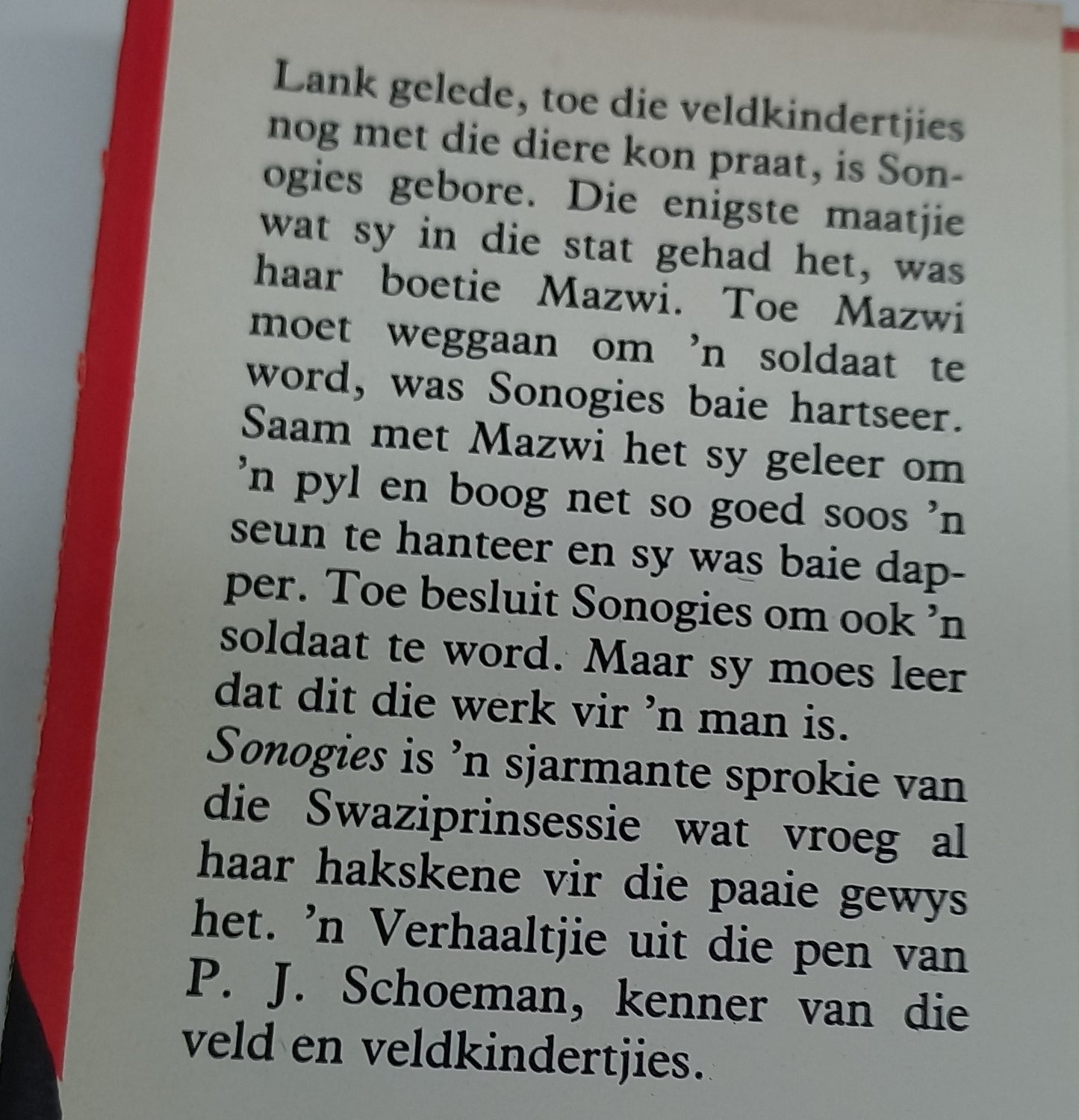 Sonogies by P.J. Schoeman