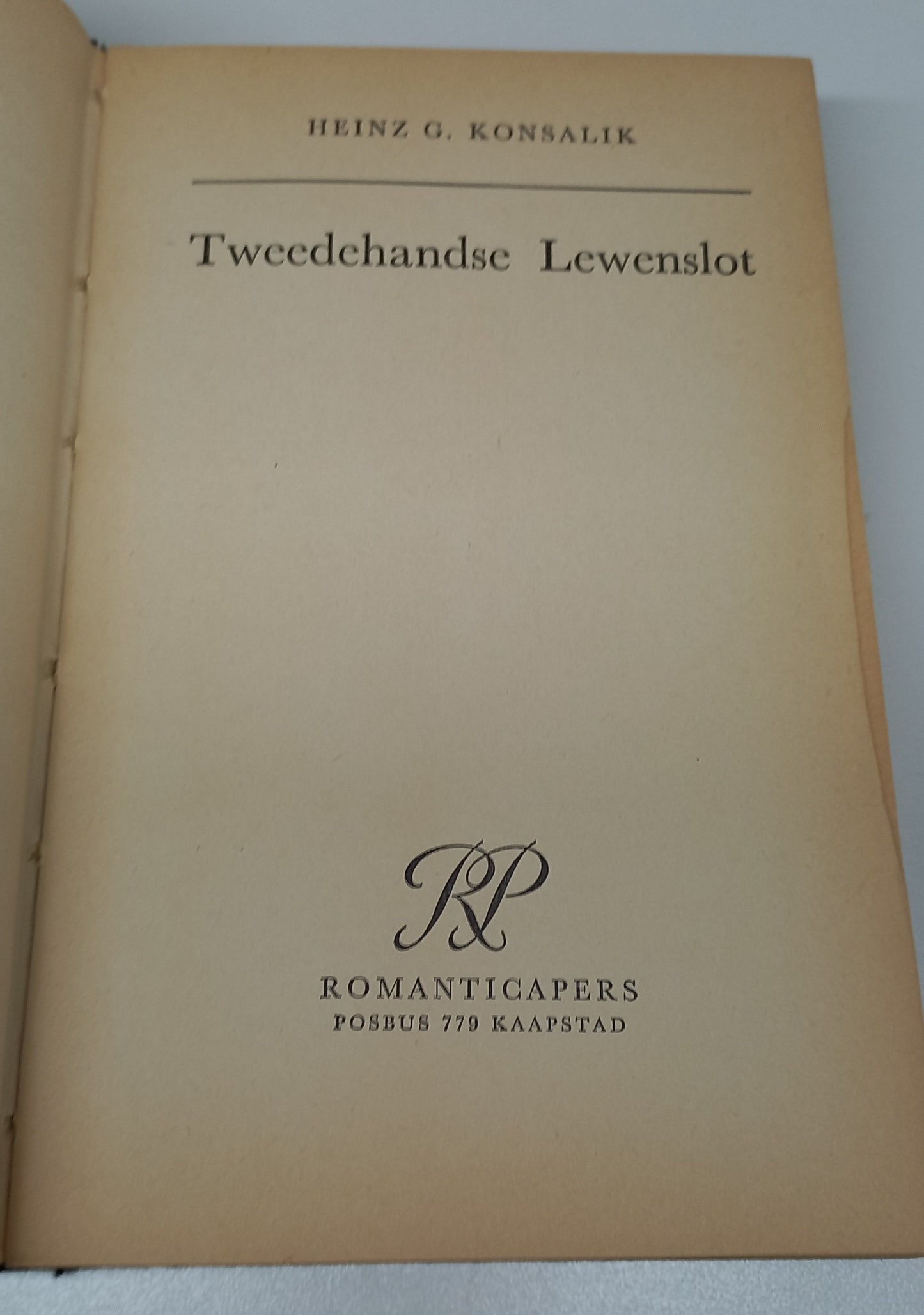 Tweedehandse Lewenslot by Heinz G. Konsalik