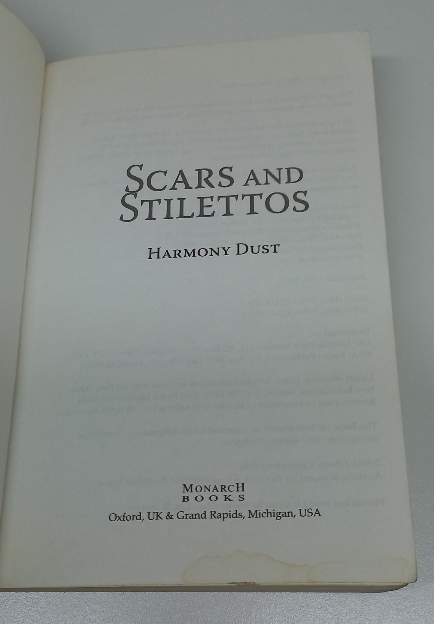 Scars and Stilettos: The Transformation of an Exotic Dancer by Harmony Dust
