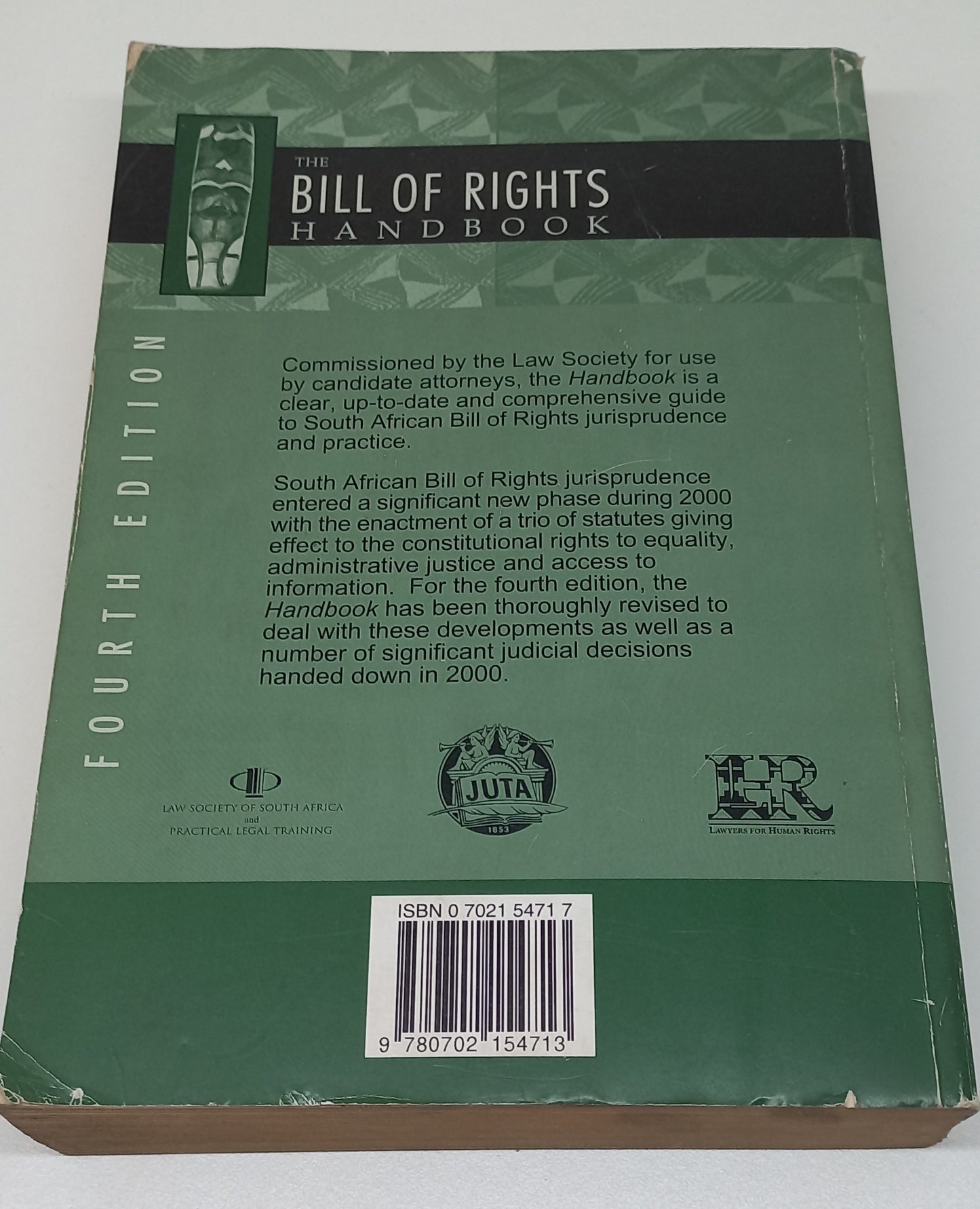 The Bill of Rights Handbook 4th Edition