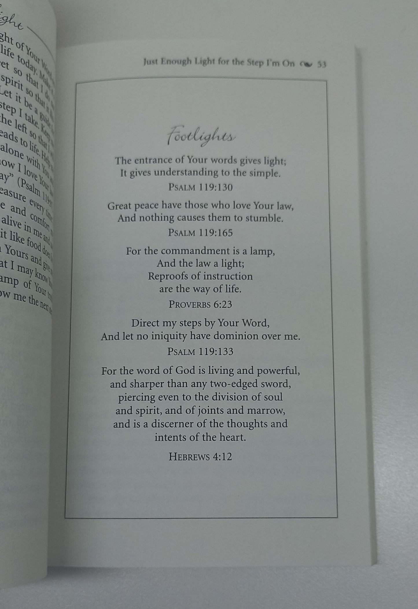 Just Enough Light for the Step I'm On: Trusting God in the Tough Times by Stormie Omartian