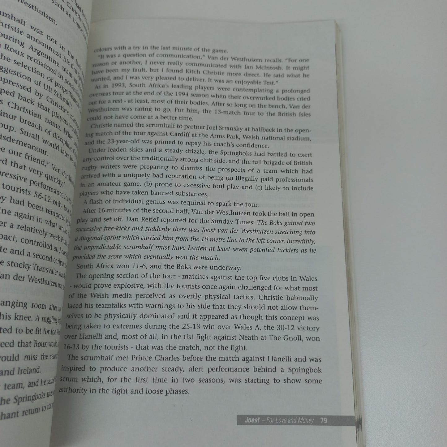 Joost: For Love and Money by Edward Griffiths