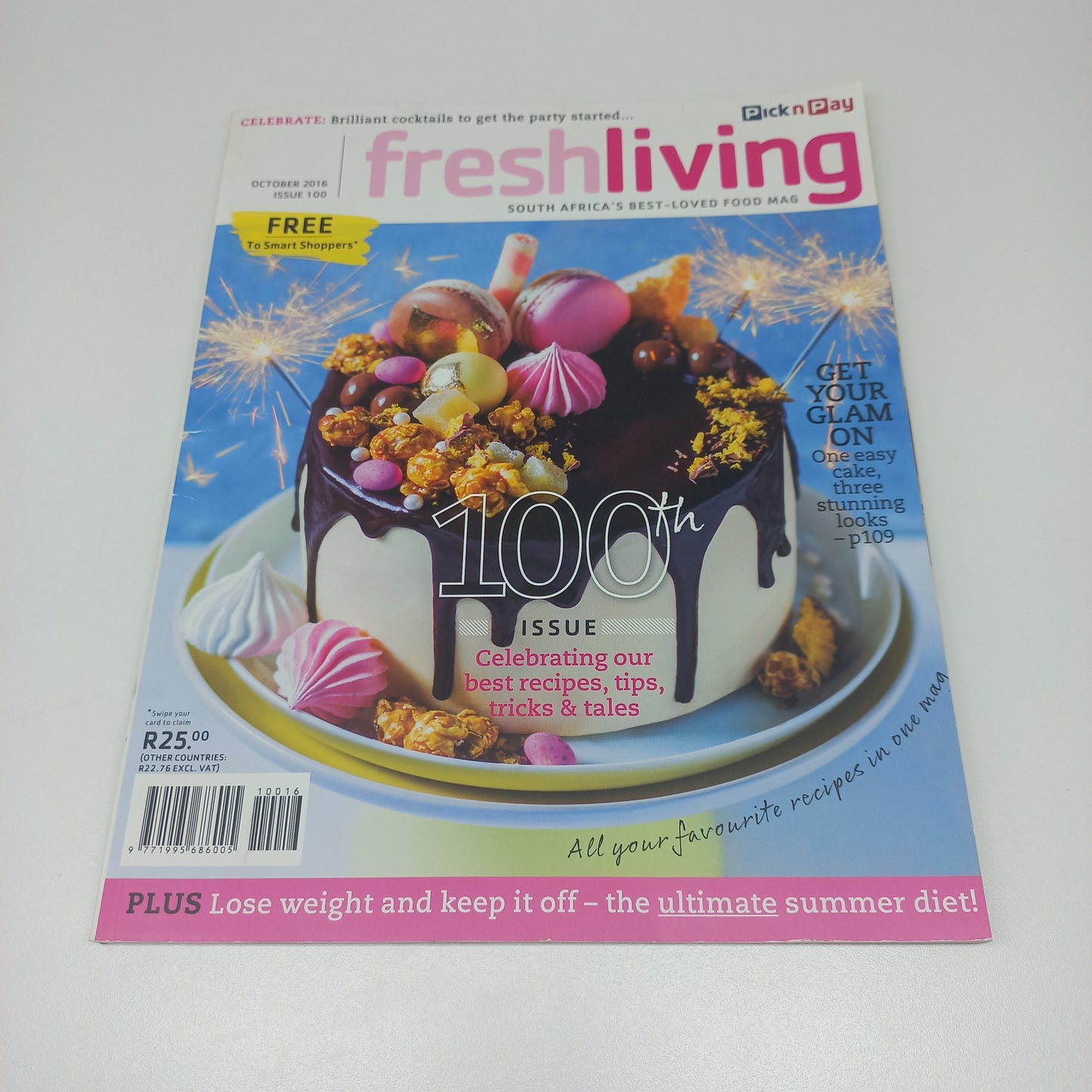 Fresh Living Magazine Bundle Pick n Pay 10 Magazines 2016 - 2017 Issues
