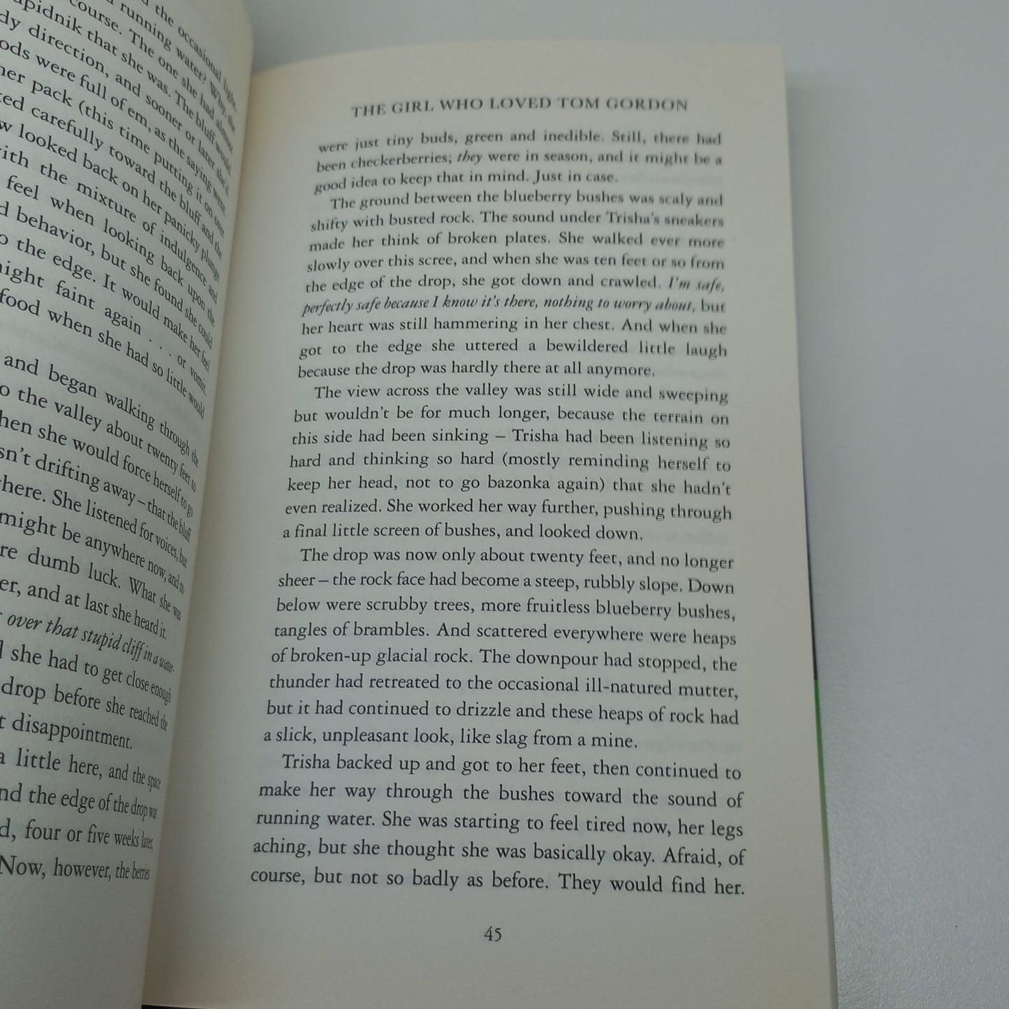 The Girl Who Loved Tom Gordon by Stephen King