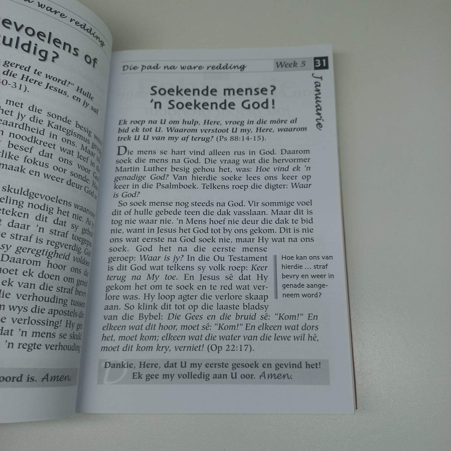 Geloof Wat Grondvat: Daagliks Saam Met Die Here by Rian Prins (GROOT DRUK)