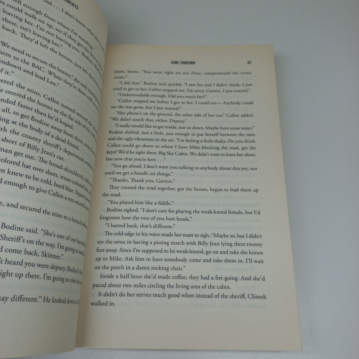 Come Sundown by Nora Roberts
