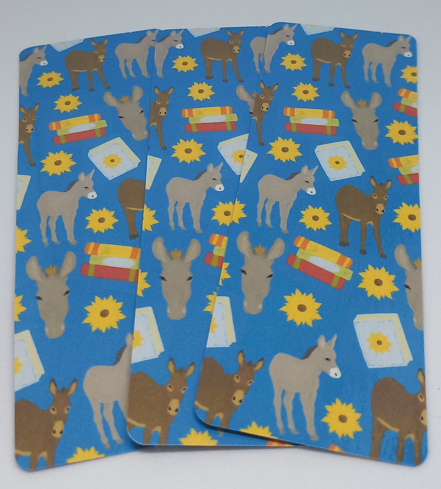 Donkeys and Sunflowers Traditional Bookmarks