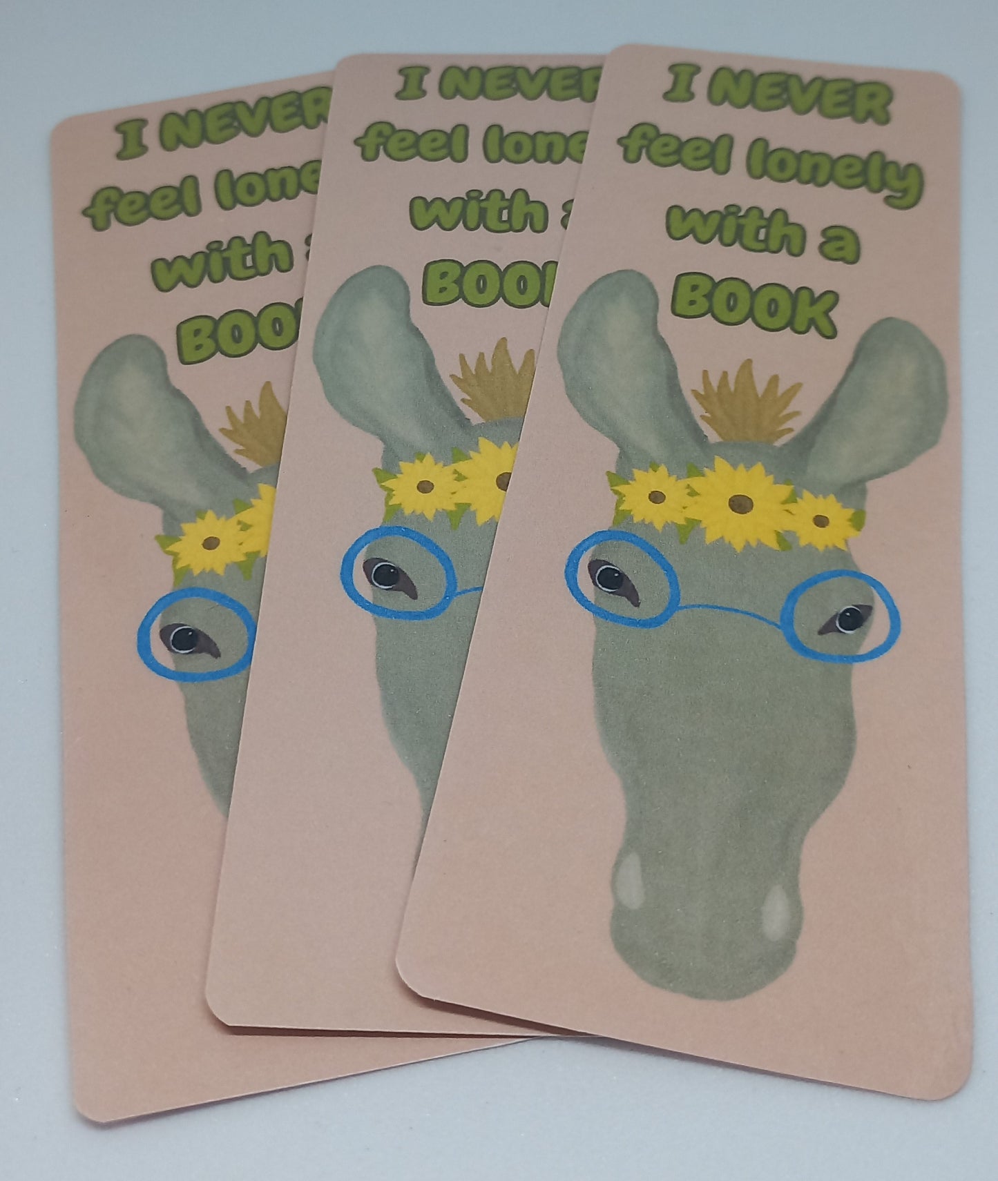 Donkeys and Sunflowers Traditional Bookmarks