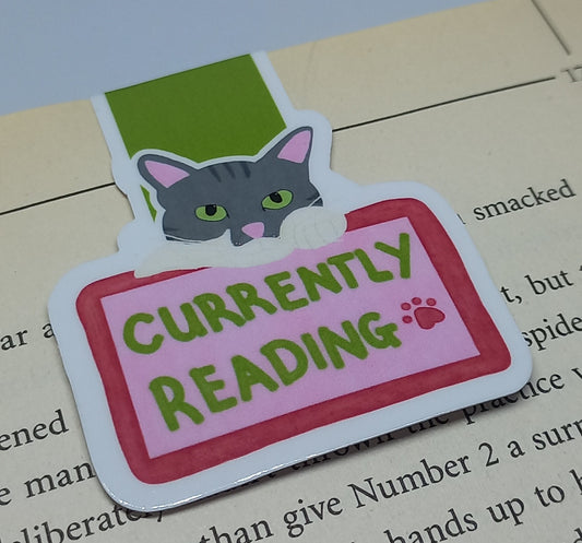 Currently Reading Magnetic Bookmark