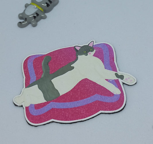 Lazy Cat Fridge Magnet