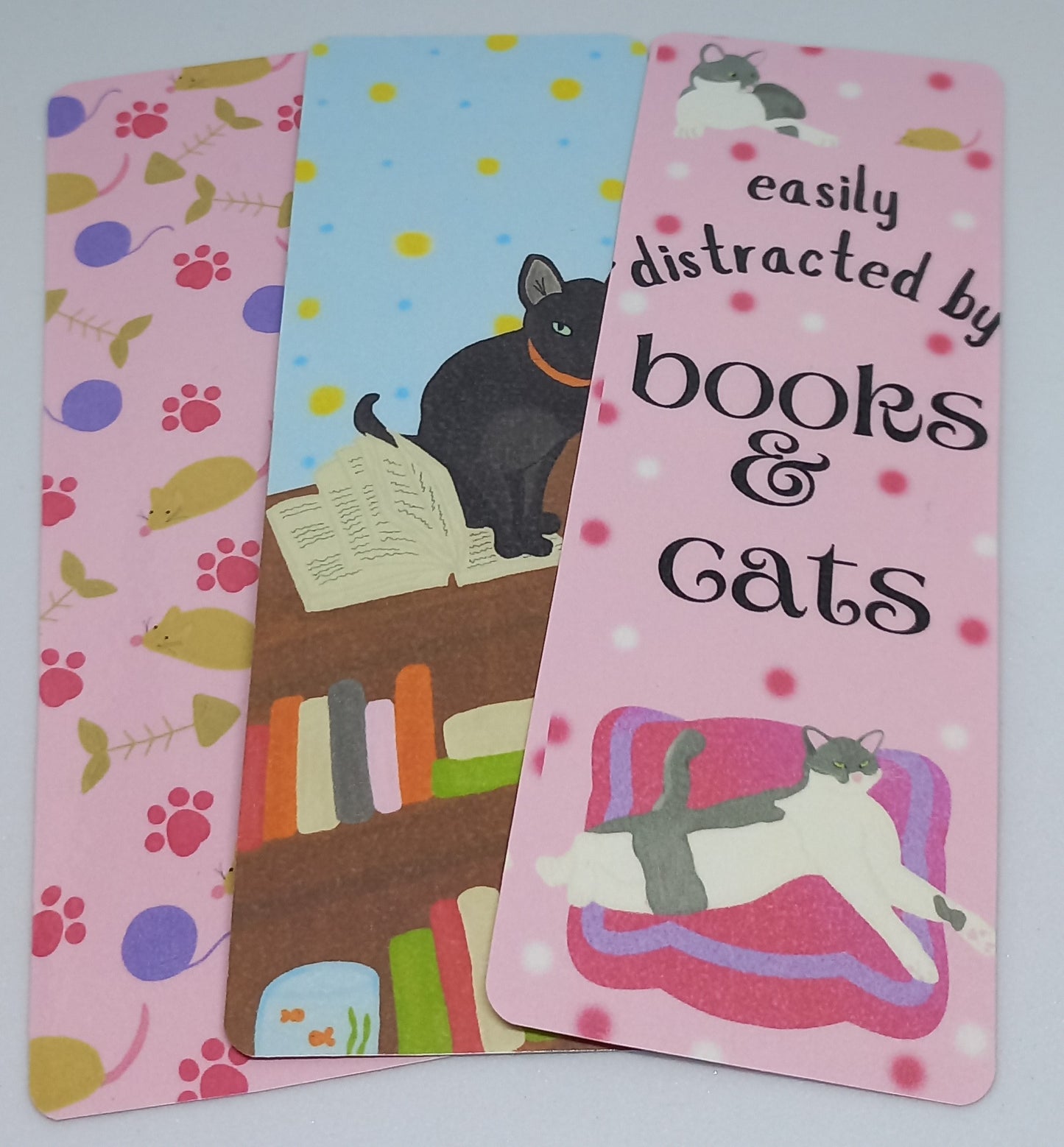 Reading Cats Traditional Bookmarks