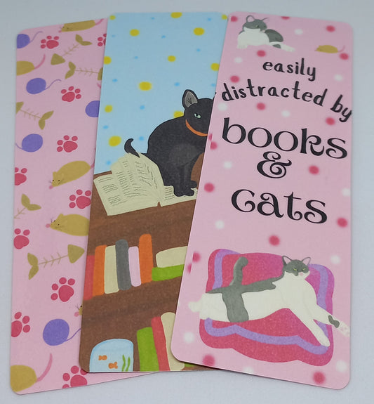 Reading Cats Traditional Bookmarks
