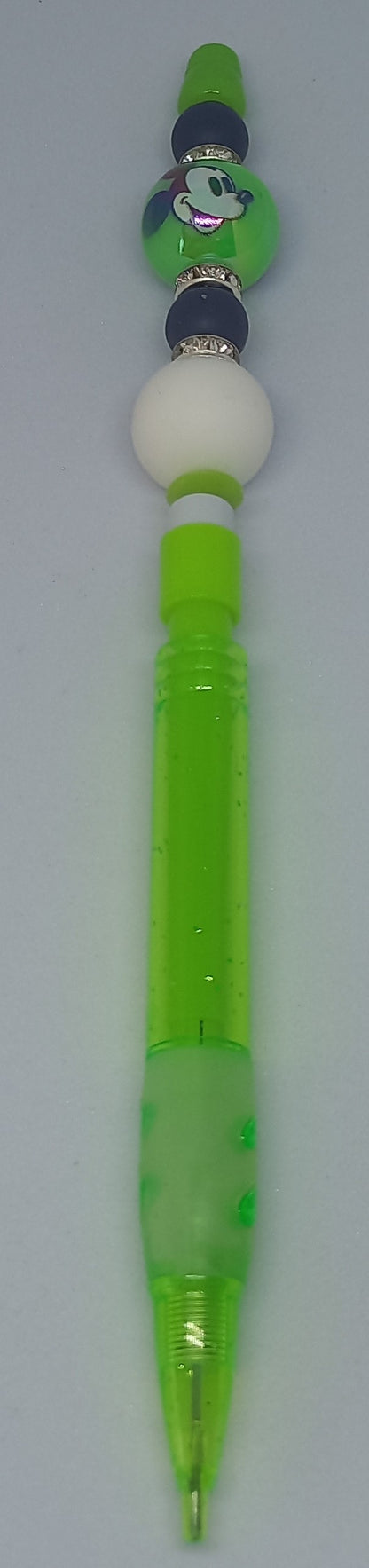 Lime Green Beaded Pencil