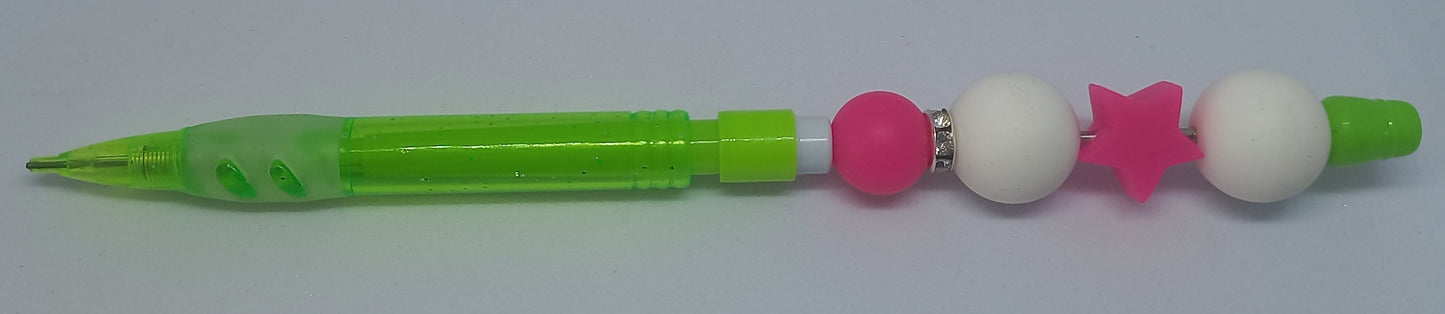 Green Beaded Pencil