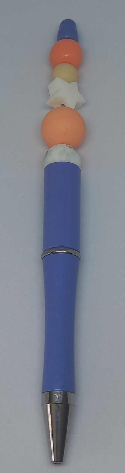 Purple Beaded Pen