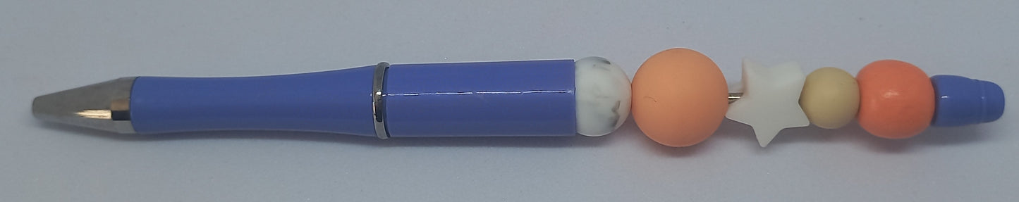 Purple Beaded Pen