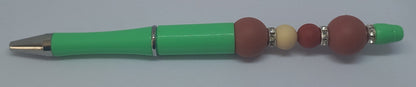 Light Green Beaded Pen