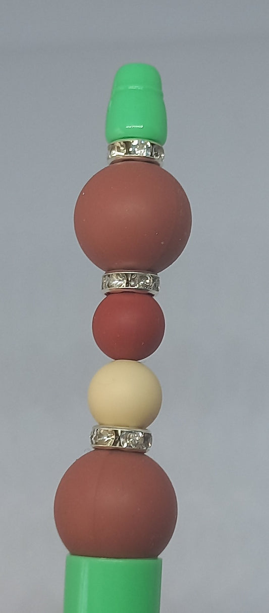 Light Green Beaded Pen