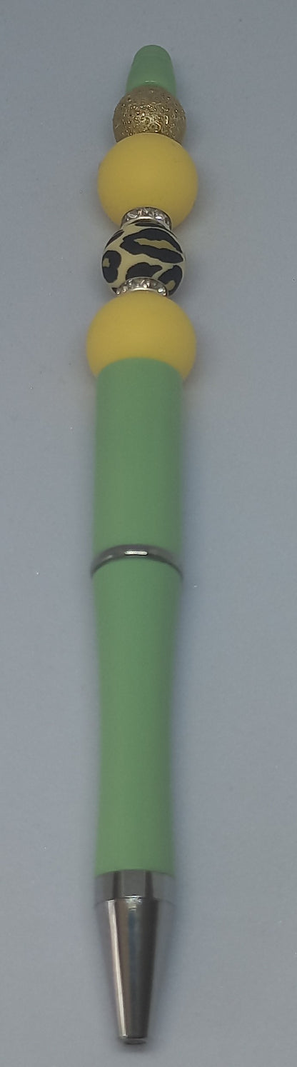 Mint Green Beaded Pen