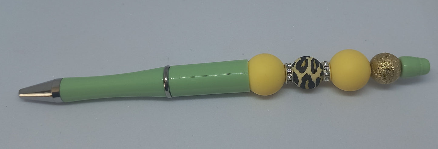 Mint Green Beaded Pen