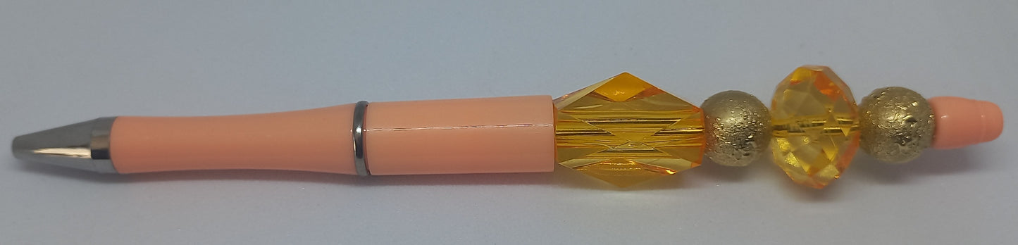 Blush Beaded Pen