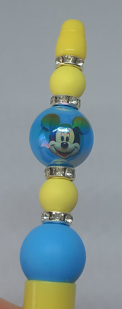 Yellow Beaded Pen