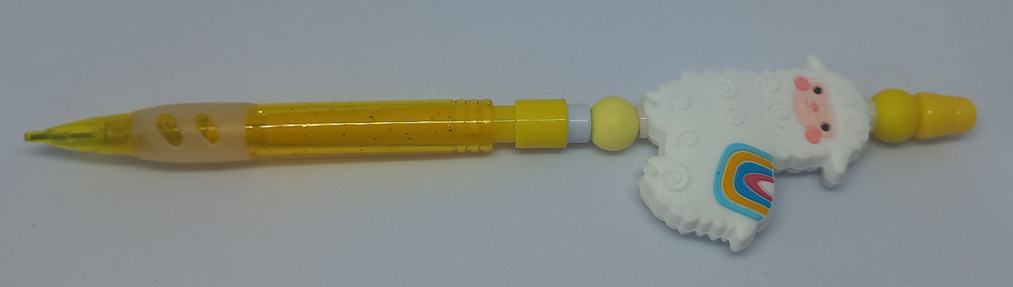 Yellow Beaded Pencil