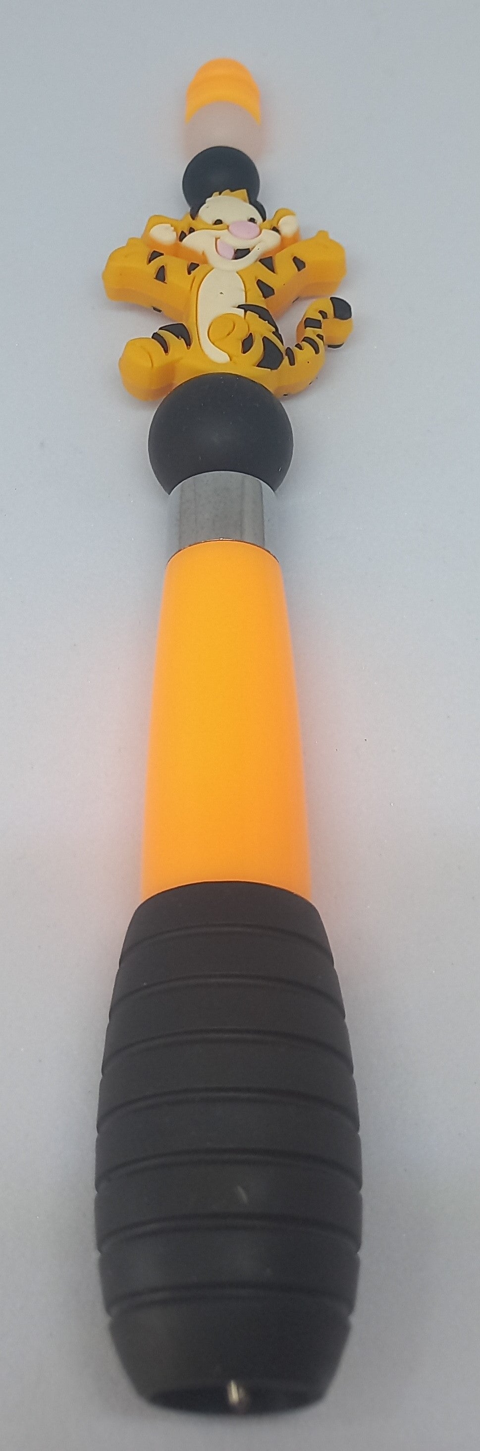 Orange Chunky Beaded Pen