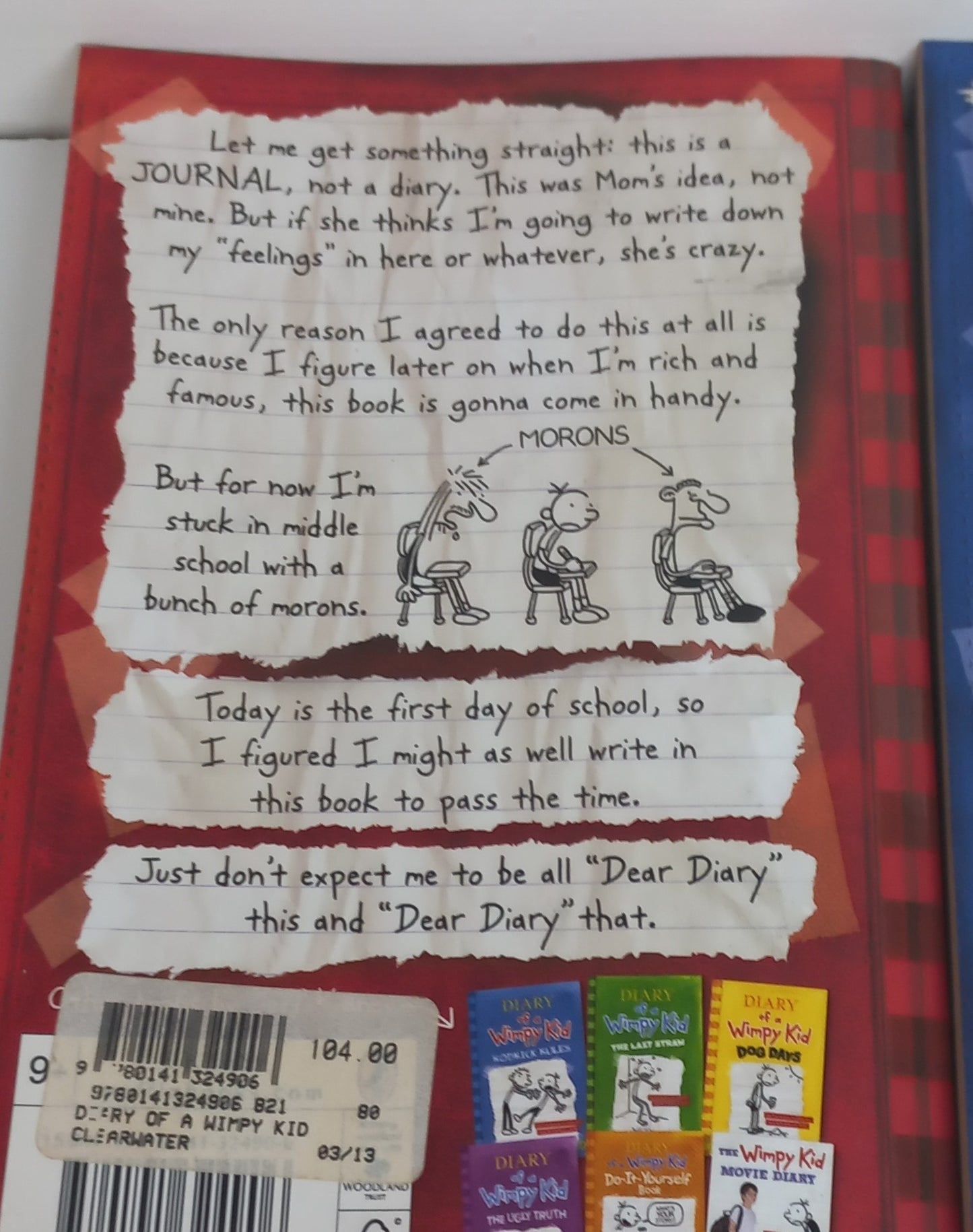 Diary of a Wimpy Kid by Jeff Kinney Book Bundle