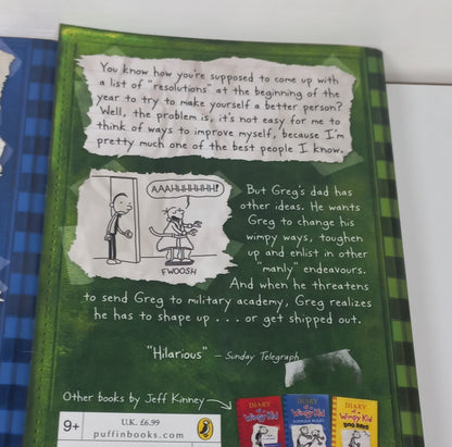 Diary of a Wimpy Kid by Jeff Kinney Book Bundle