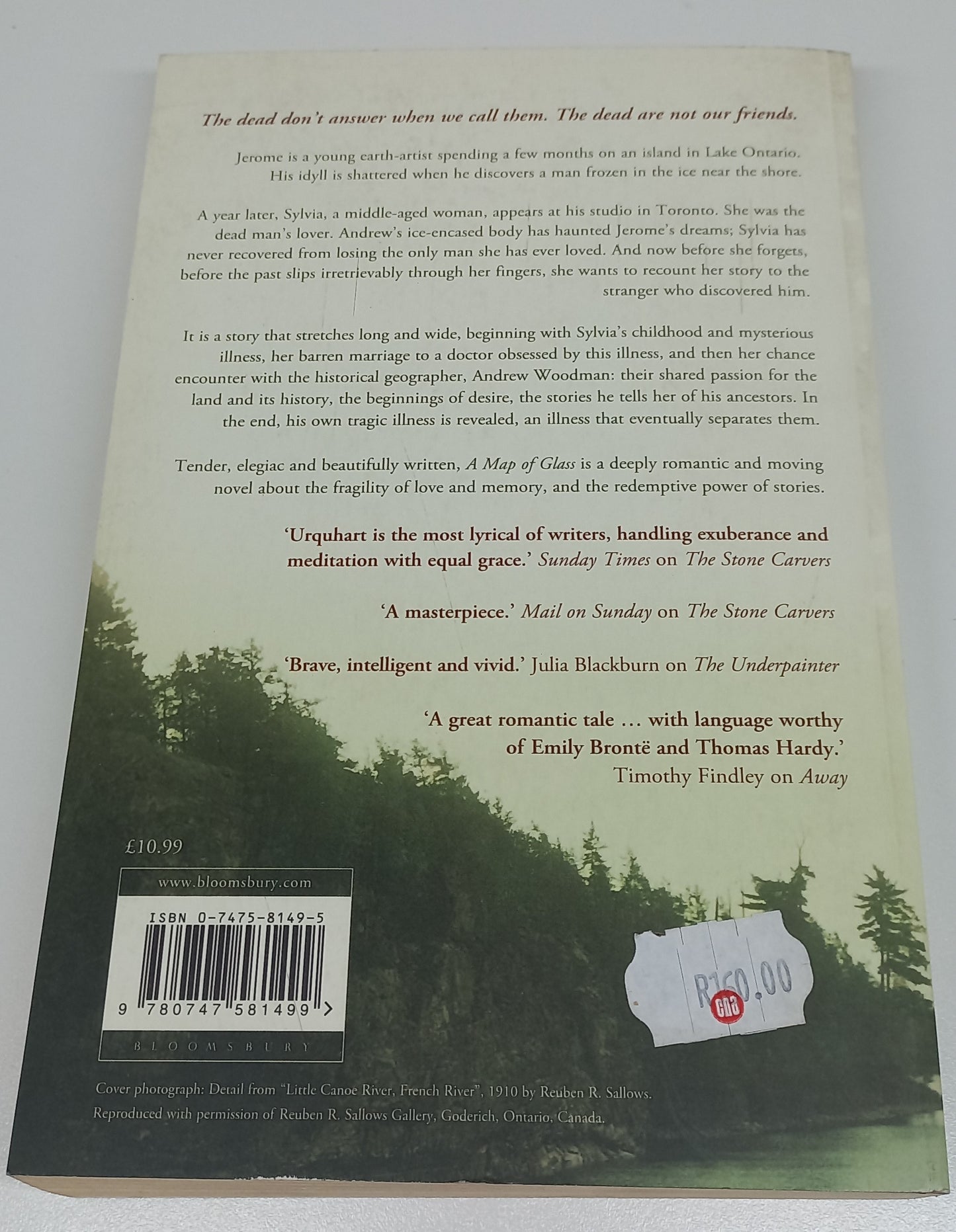 A Map of Glass by Jane Urquhart