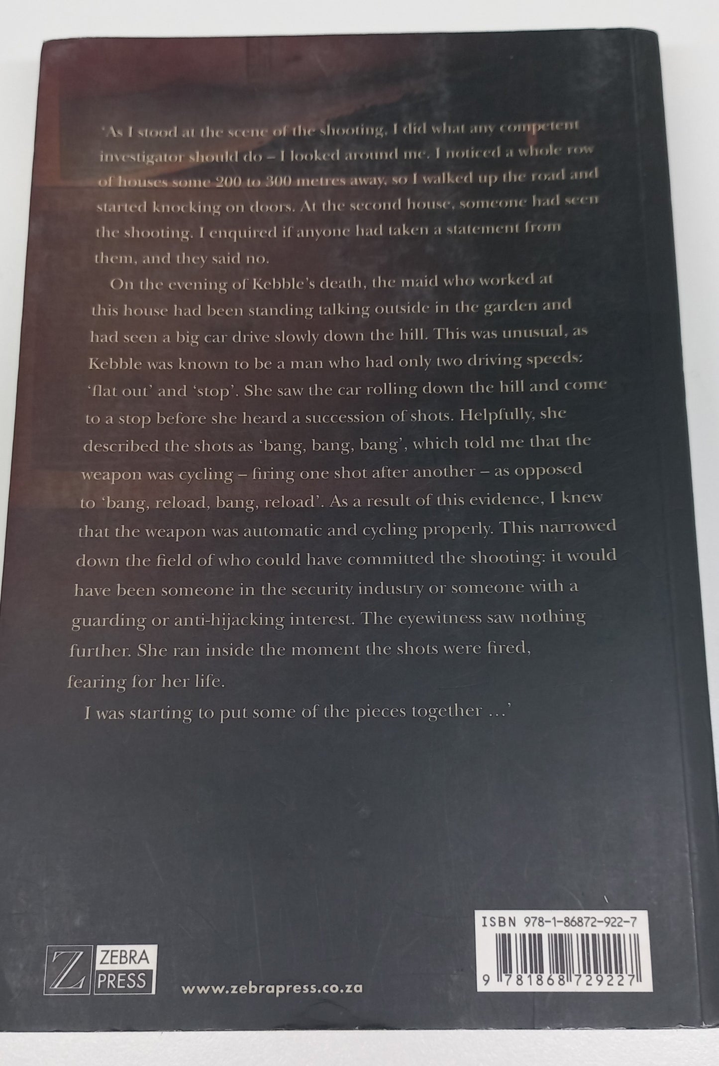 Steeped in Blood: The Life and Times of a Forensic Scientist by David Klatzow