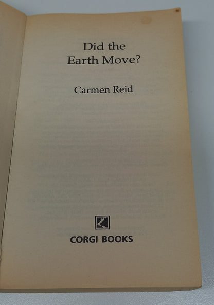 Did the Earth Move? by Carmen Reid