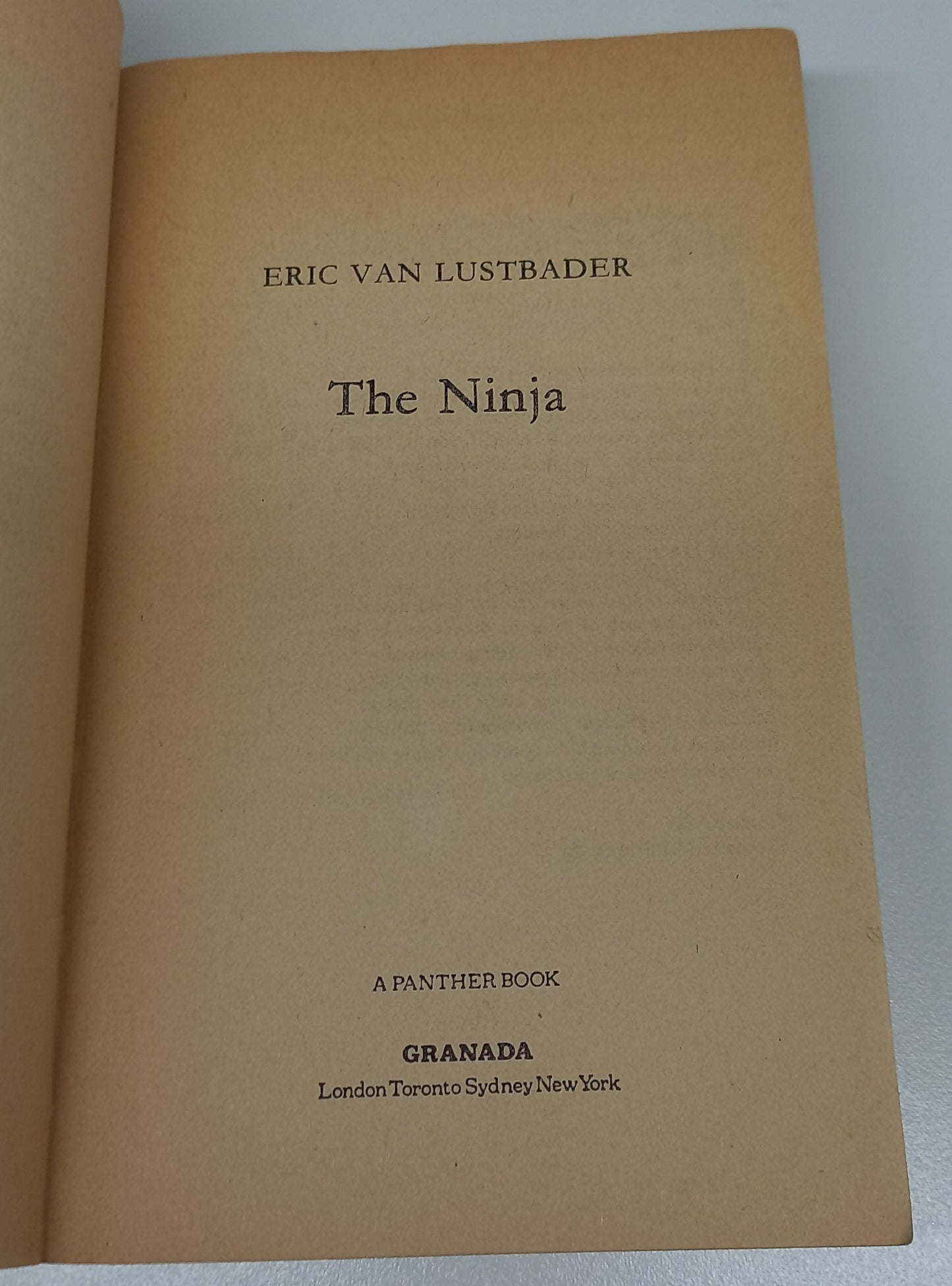 The Ninja by Eric Van Lustbader (Nicholas Linnear #1)