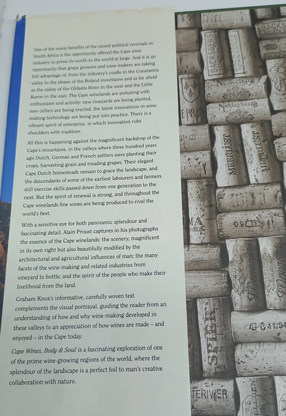 Cape Wines: Body & Soul by Alain Proust & Graham Knox