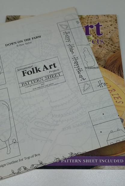 Folk Art Projects: 16 Projects - Pattern Sheet included by Craftworld Books