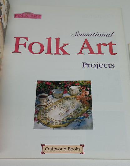 Folk Art Projects: 16 Projects - Pattern Sheet included by Craftworld Books