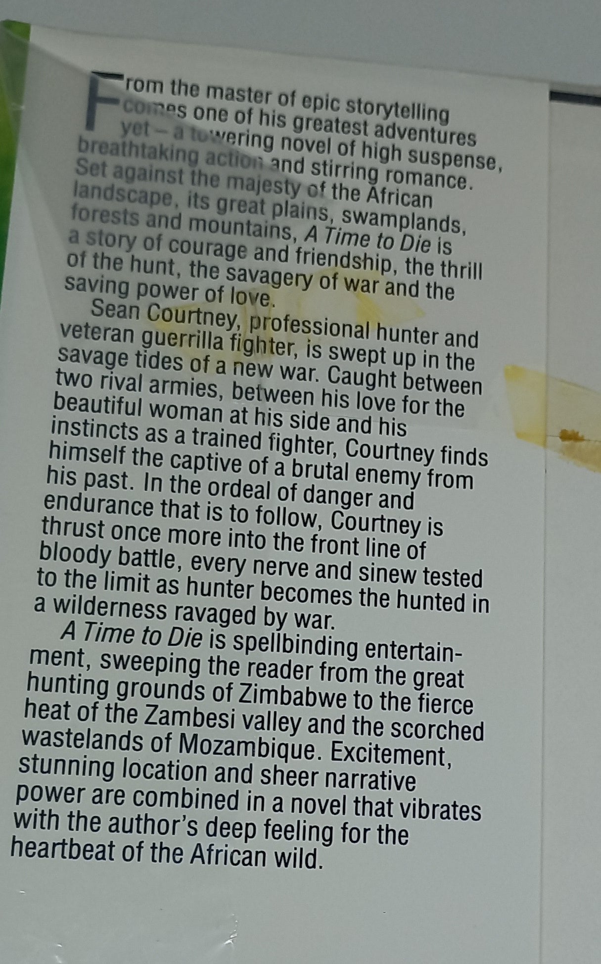 A Time to Die by Wilbur Smith