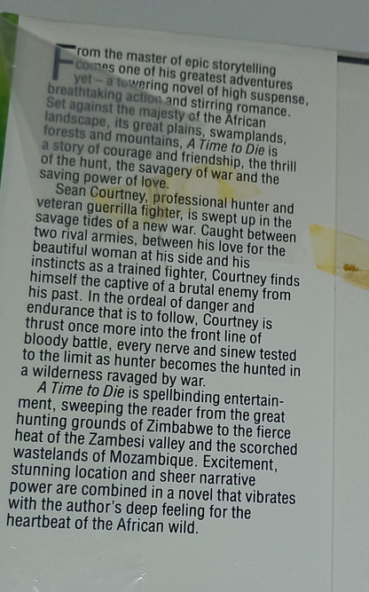 A Time to Die by Wilbur Smith