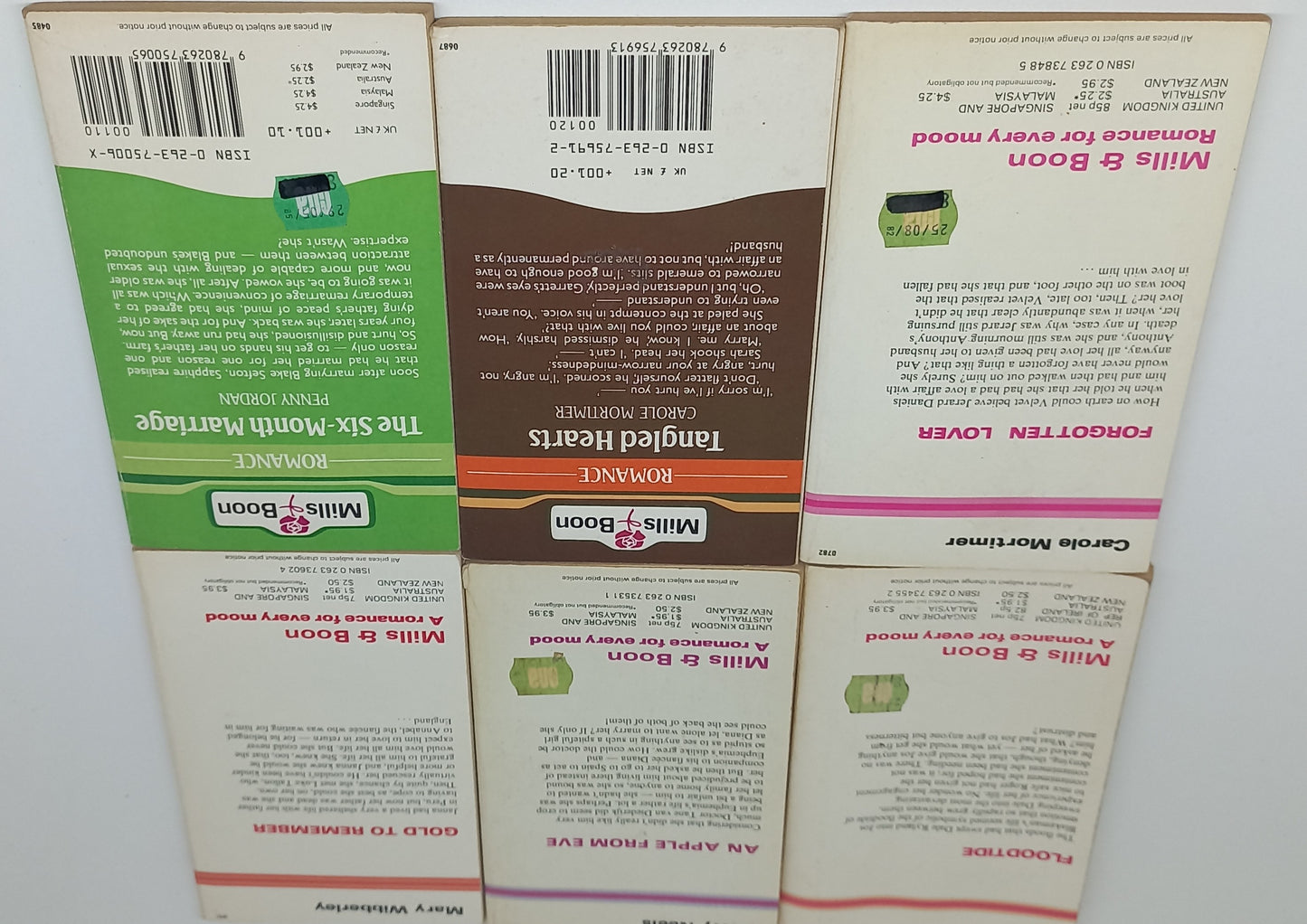 Mills & Boon 6 Book Bundle