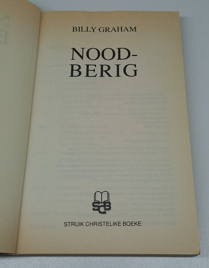 Noodberig by Billy Graham