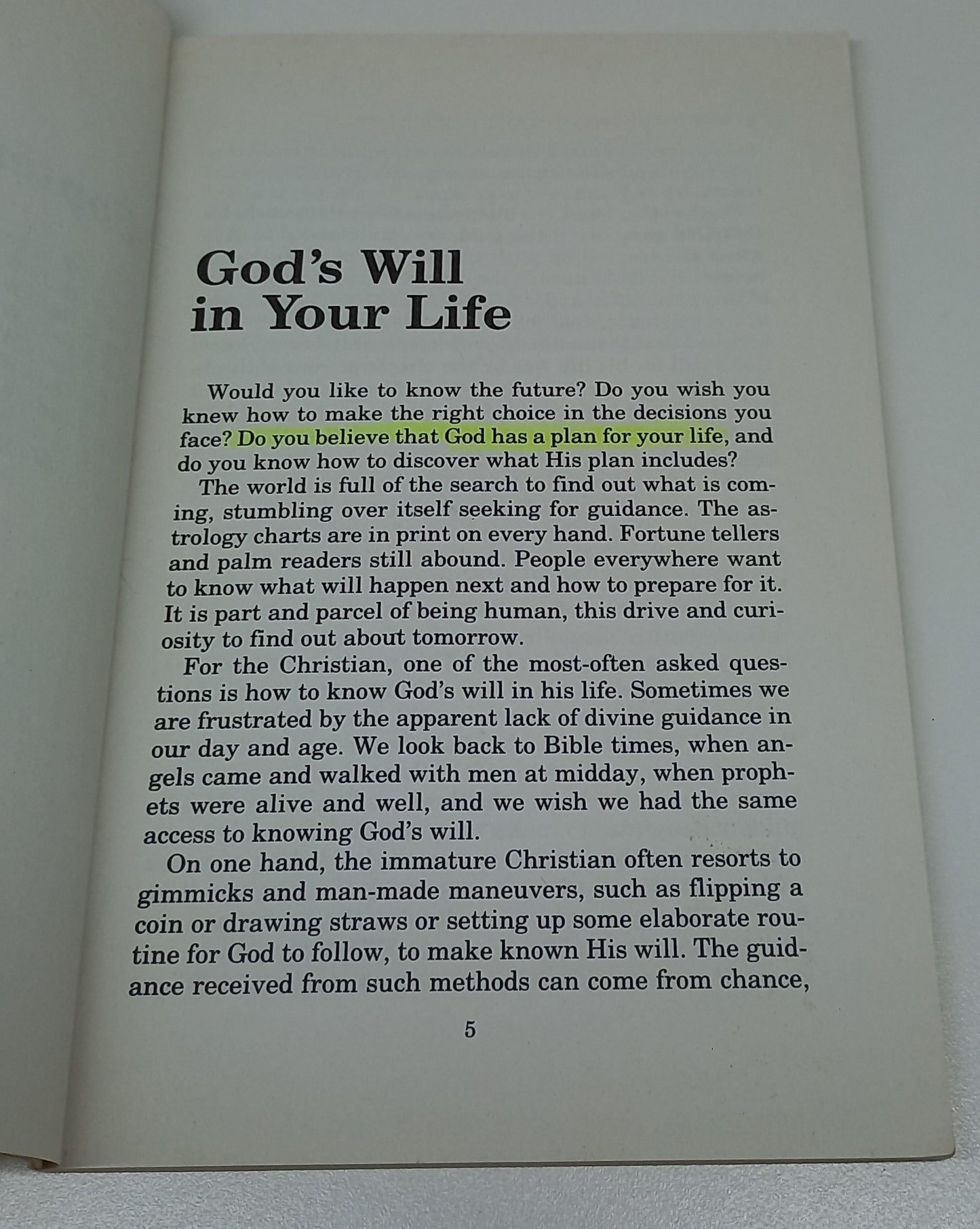 How to Know God's Will in Your Life by Morris L. Venden