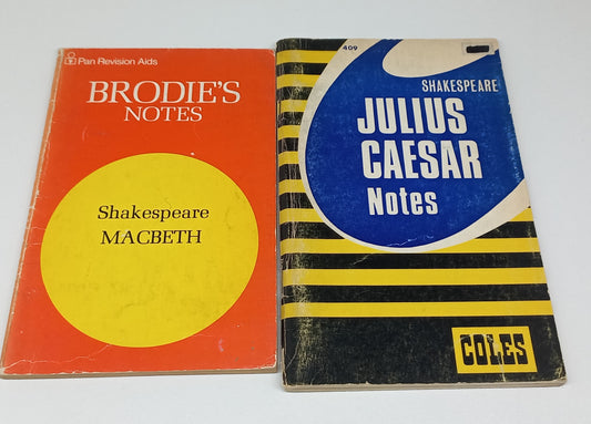 Shakespeare Play Notes Book Bundle