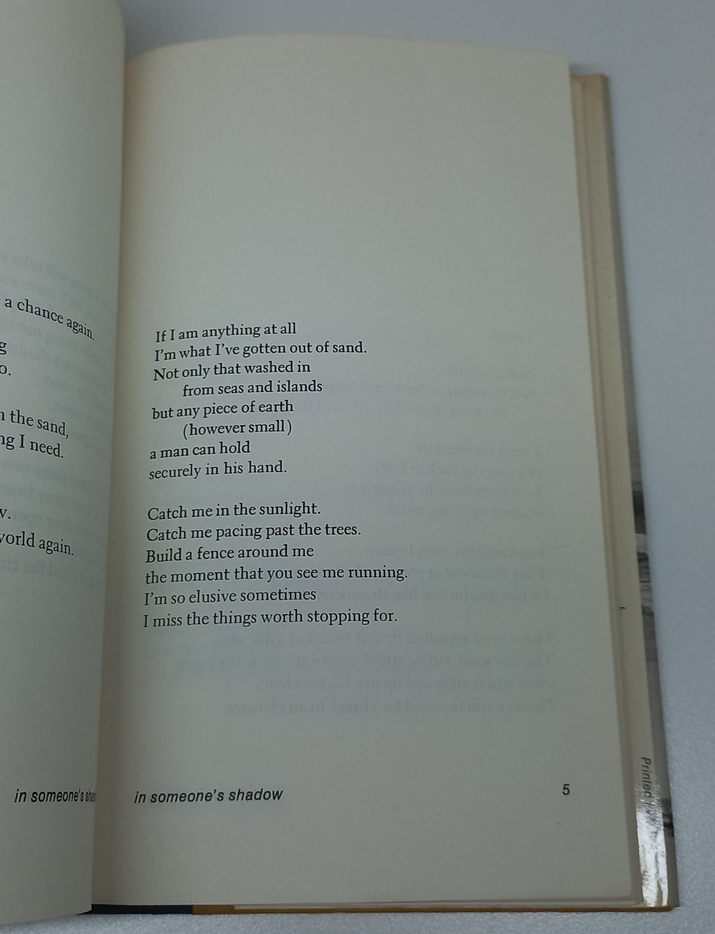 Rod McKuen In Someone's Shadow (Poems)