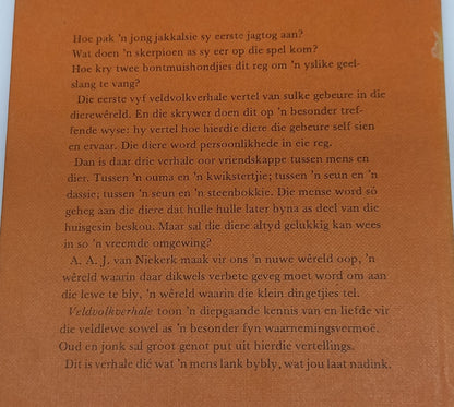 Veldvolkverhale by A.A.J. Van Niekerk (Afrikaans Short Stories)